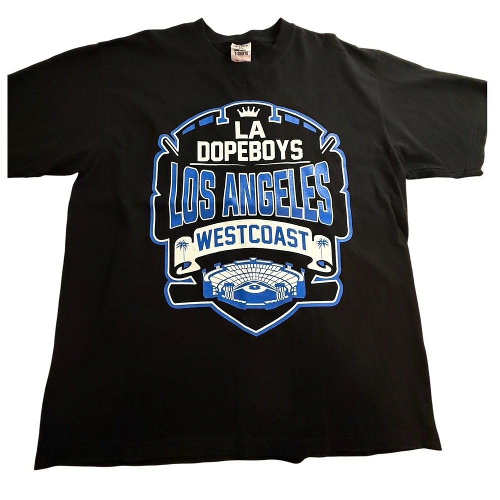 Shaka Wear Super Max Heavy LA Dopeboys Los Angeles Westcoast T-Shirt Mens 2XL